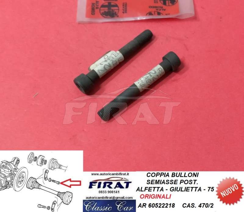 BULLONI SEMIASSE ALFA 75 ALFETTA GIULIETTA POST. (60522218)